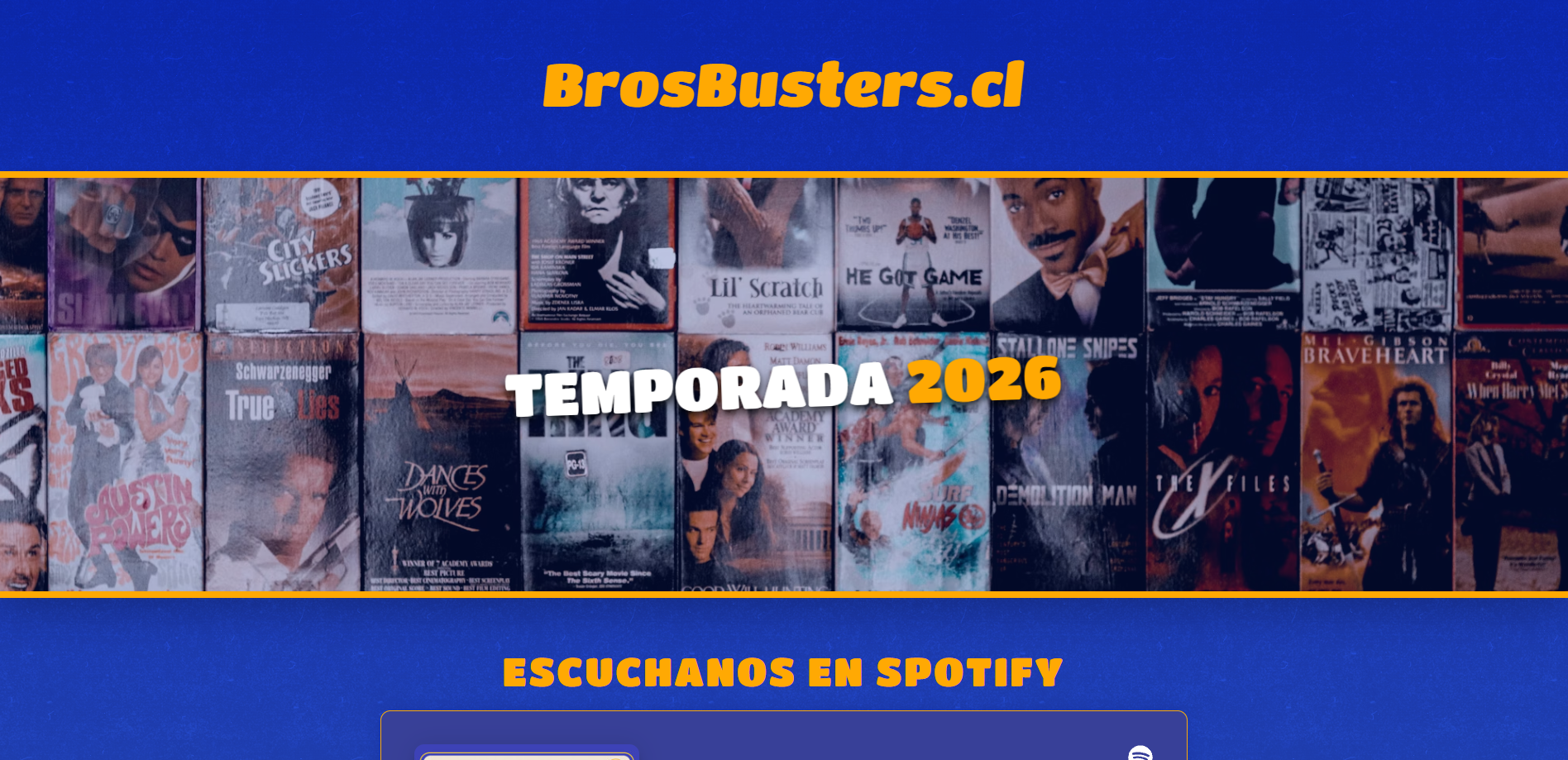 Captura de pantalla del proyecto Brosbusters